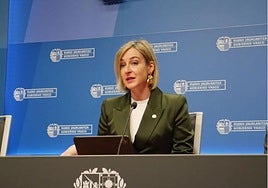Maria Ubarretxena, portavoz del Gobierno Vasco, en una imagen de archivo.