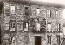 Antigua imagen del Palacio Baroikua, actualmente convertido en edificio de viviendas particulares.