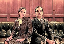 Jone Laspiur y Eneko Sagardoy protagonizan 'Karmele', una de las películas con diálogo en el Príncipe.