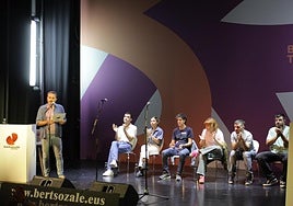 Urdulizeko estreinako saioko irudi bat.