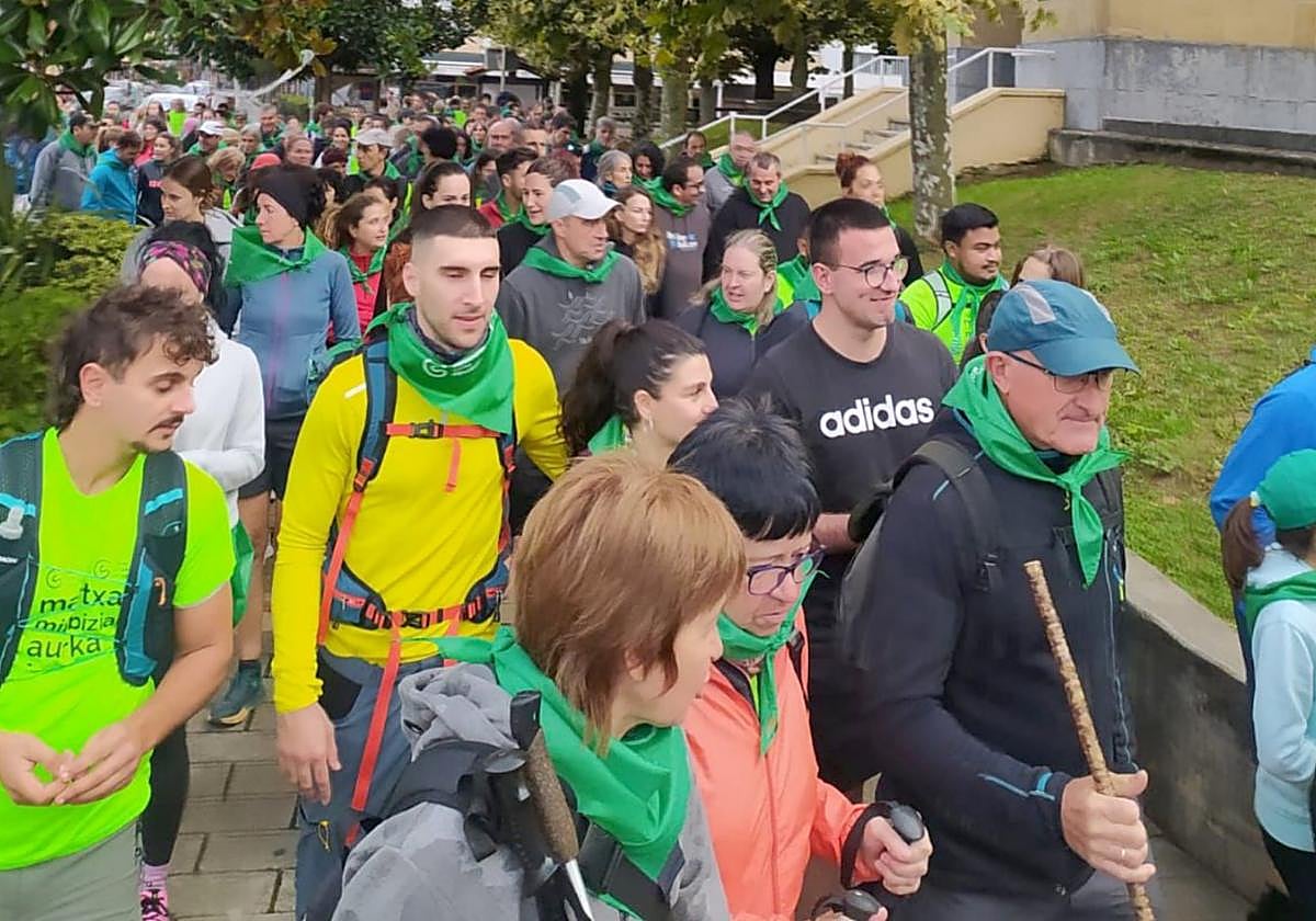 Más de 300 personas participaron en la marcha solidaria por segundo año consecutivo.