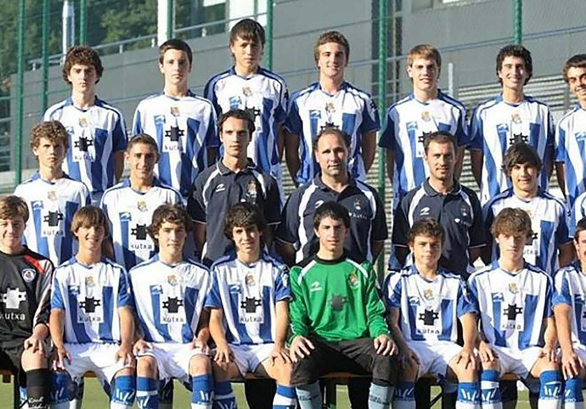 La generación de 1995 en la temporada 10/11 en Liga Vasca cadete.