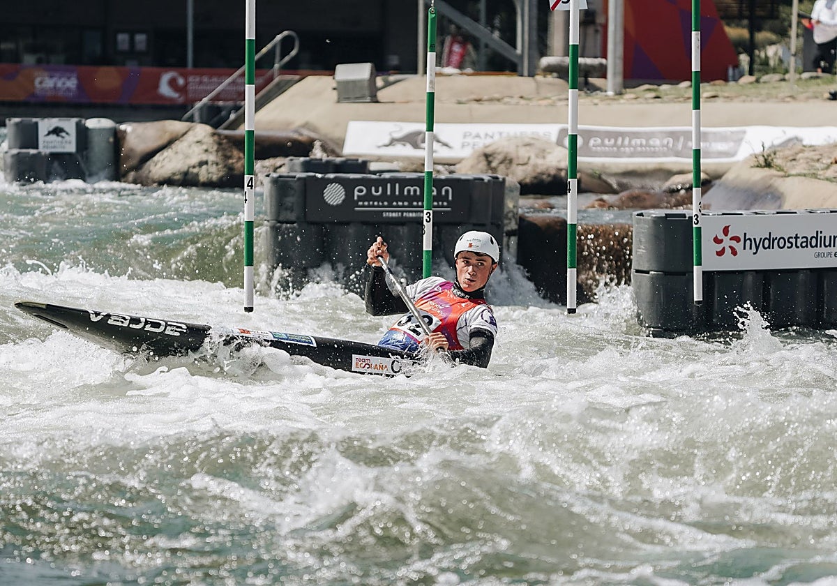 El irundarra Oier Díaz ha brillado en su primer Mundial sénior.