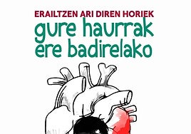 Imagen de la convocatoria de 'GureHaurrakEreBadira'.