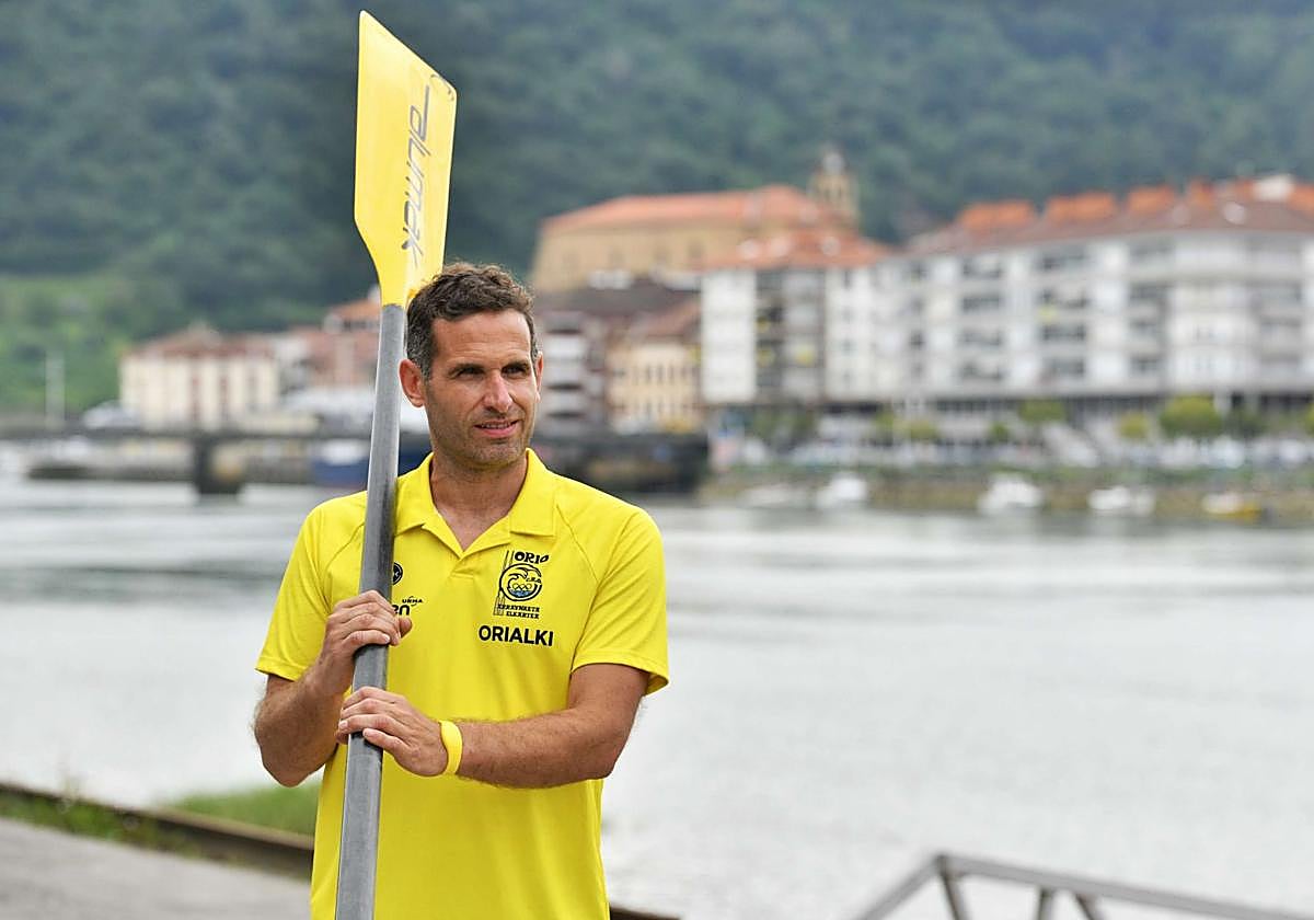 Mikel Arostegi en su última etapa como entrenador de Orio