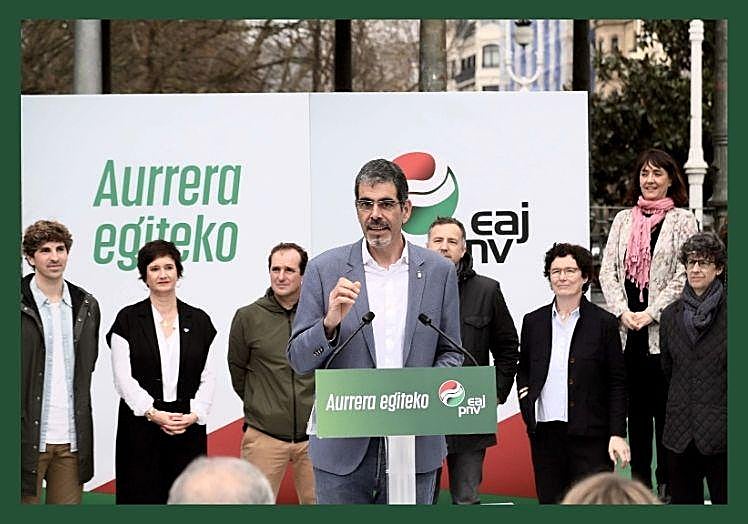 Eneko Goia presenta su candidatura a alcalde en 2023.