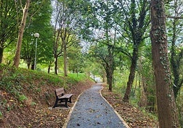 Espacio verde de Jausoro para hacer frente al cambio climático.