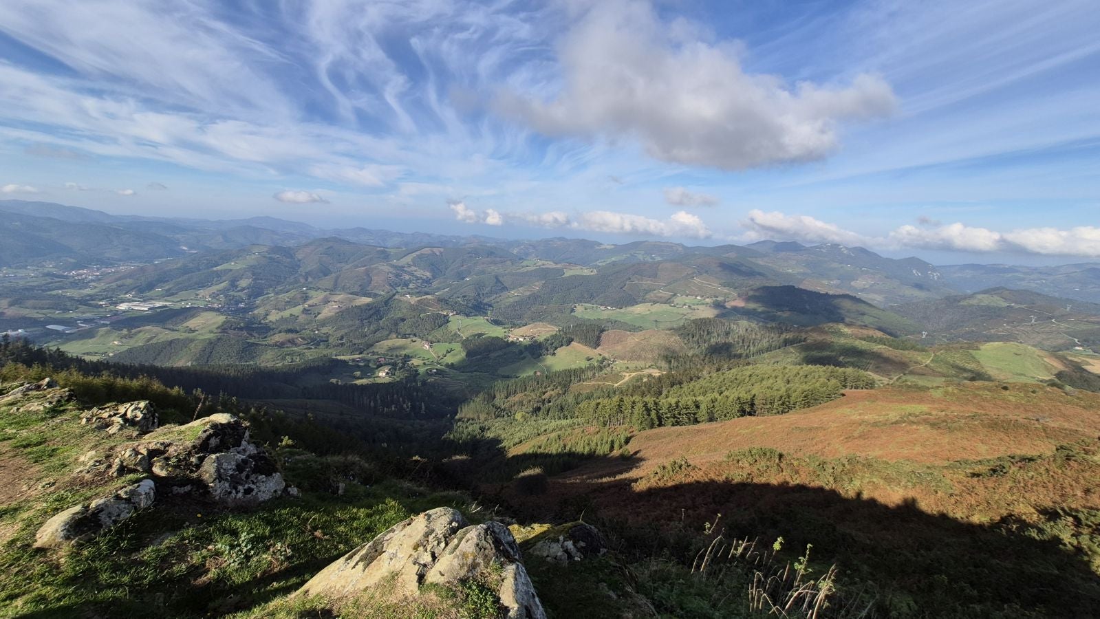 Hermosas vistas desde el Santuario de Arrate
