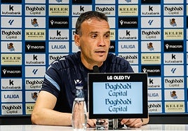 Sergio Francisco, en su comparecencia de este viernes en Zubieta