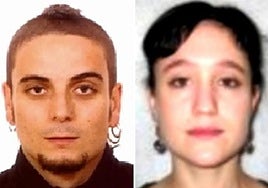 Imágenes de la ficha policial de Oses Carrasco y Moreno Martínez.