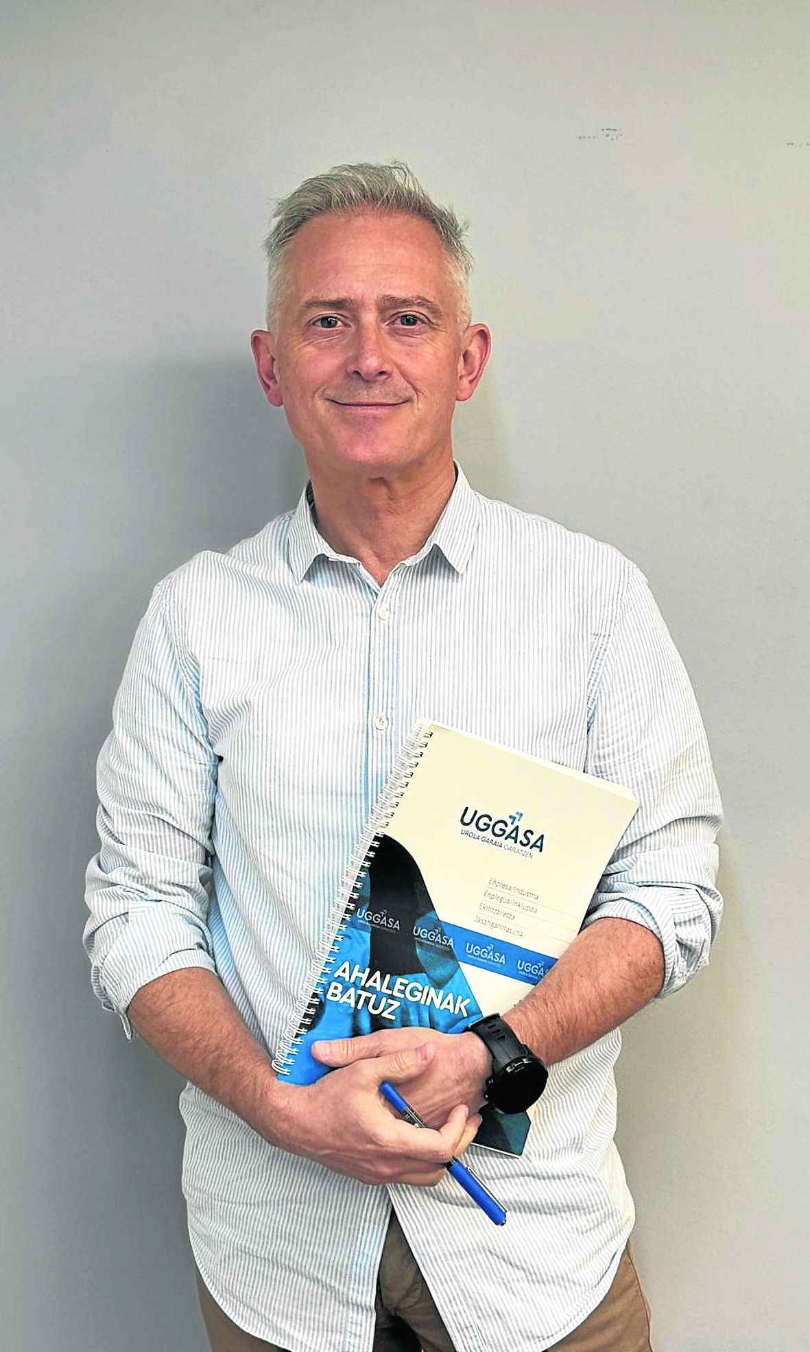 El presidente de Uggasa, Jon Luqui, ha animado a participar en el proceso.