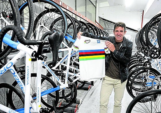 Olano, con el maillot de Duitama.