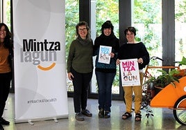 Oiartzungo Udaleko eta AEK-ko kideak.