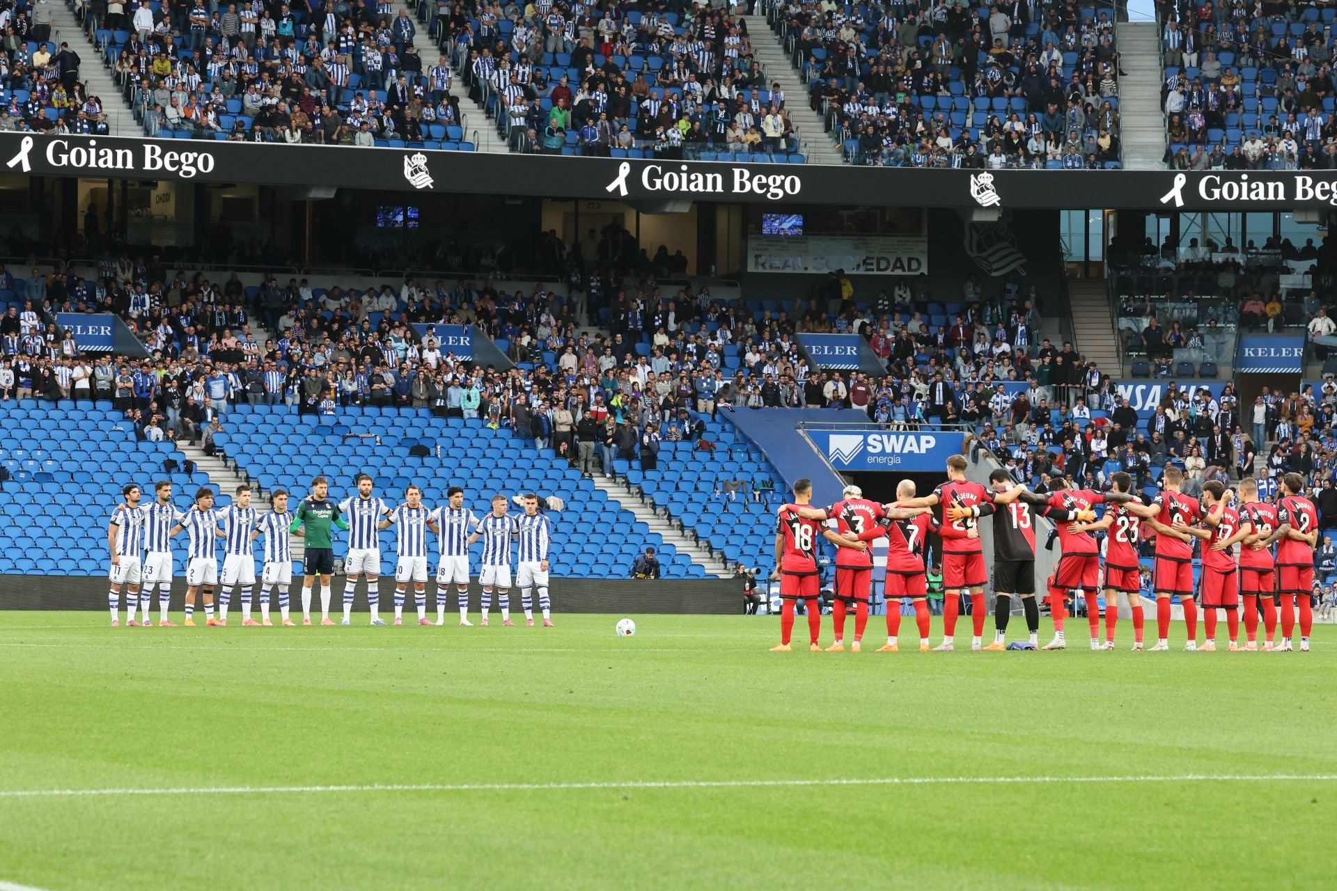Las mejores imágenes del encuentro entre la Real Sociedad y el Rayo Vallecano