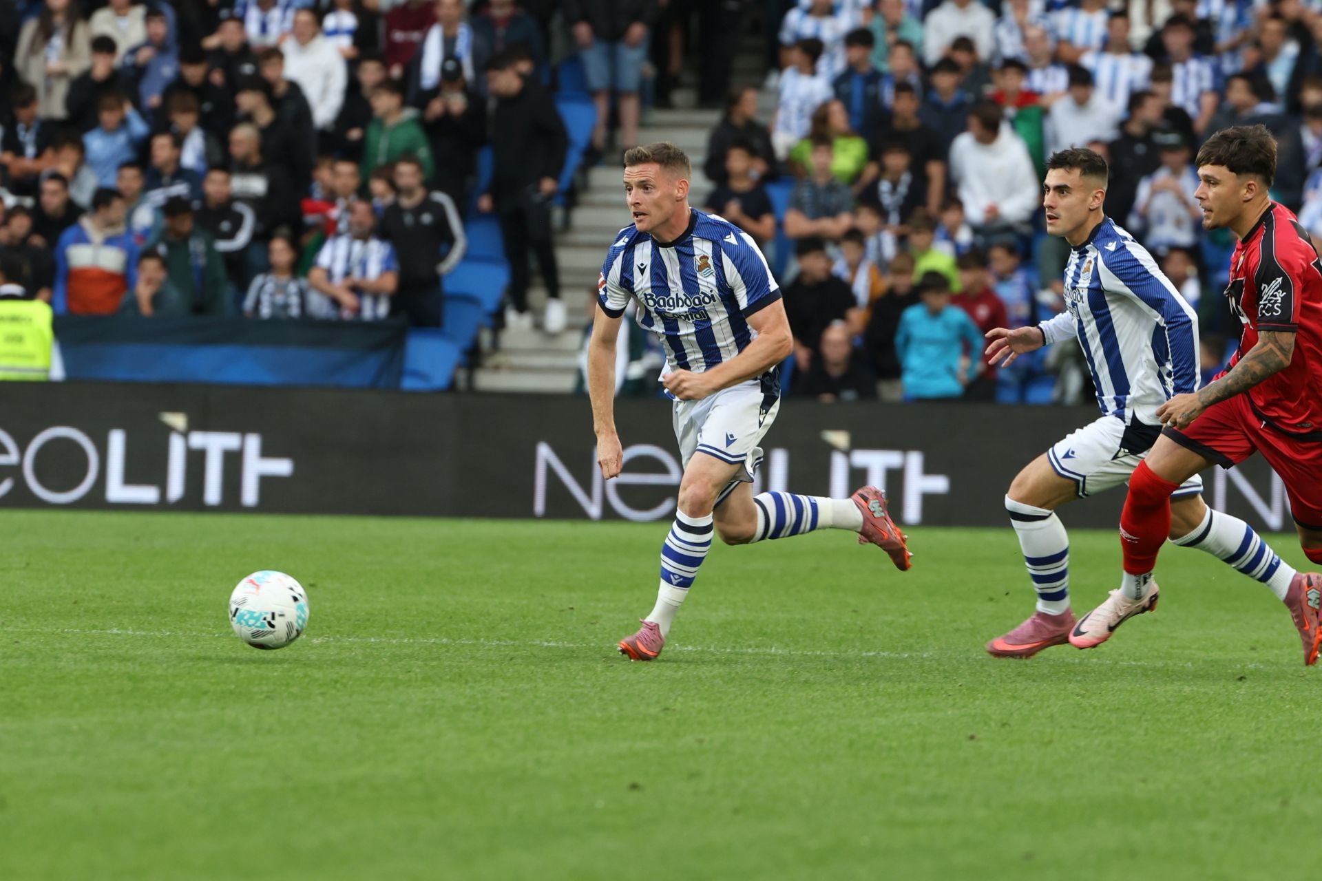 Las mejores imágenes del encuentro entre la Real Sociedad y el Rayo Vallecano