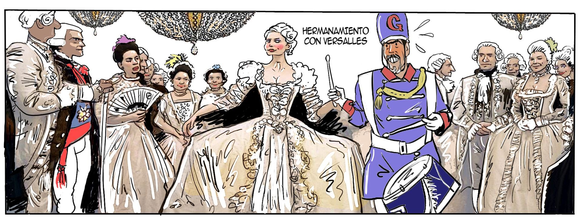 El alcalde de Versalles sintió un 'flechazo' con Donostia que acabó en boda. 