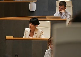 La portavoz de EH Bildu en las Juntas, Maddalen Iriarte.