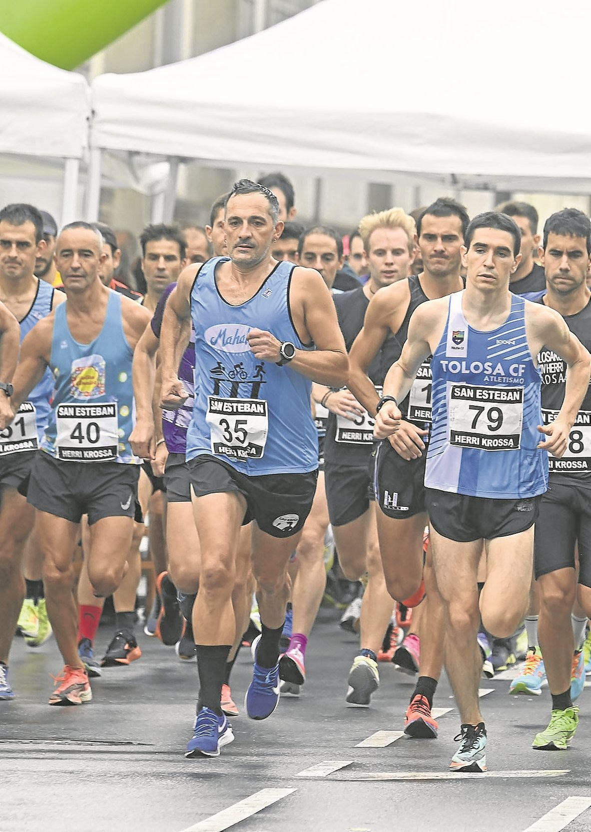 Imagen correspondiente a la salida en una reciente edición del cross.