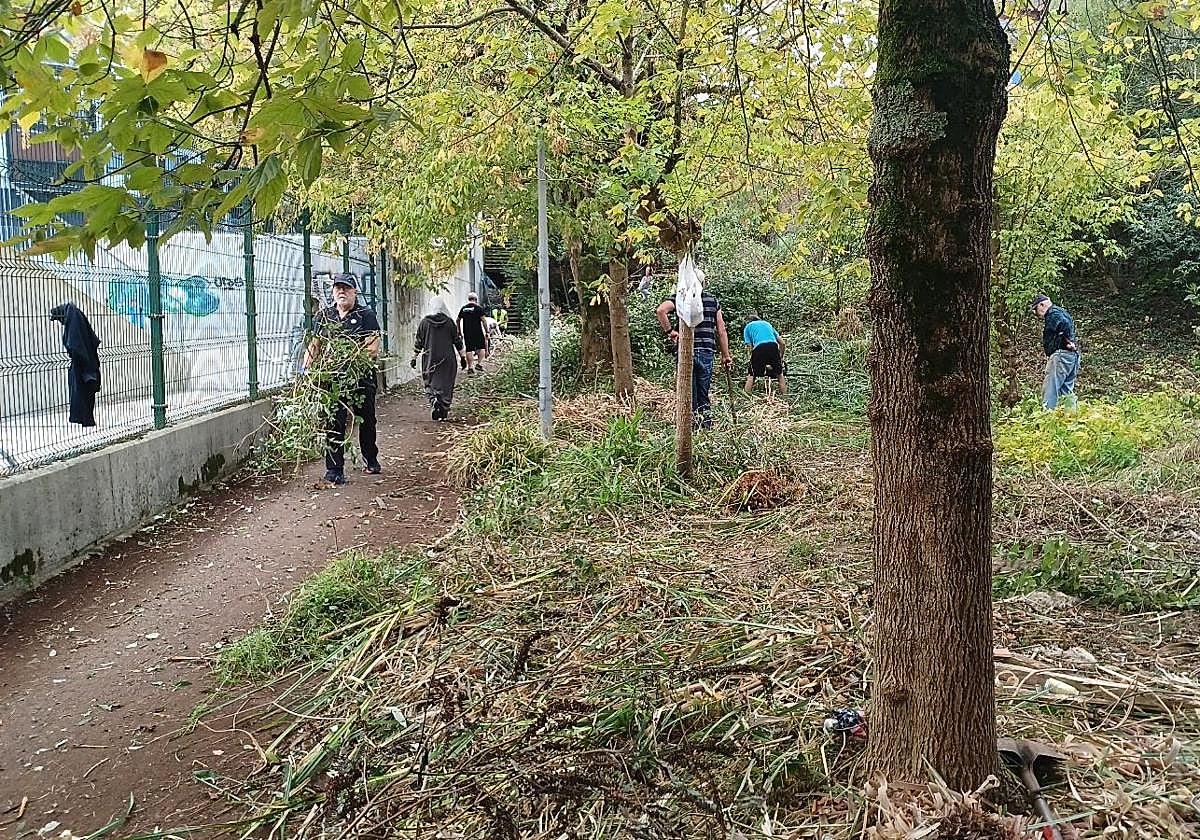 Escribe Begoña: «El sábado unos vecinos de Altza limpiaron con sus herramientas y manos un parque que está entre el polideportivo y el colegio Harri Berri. Lleva años cerrado y estaba lleno de zarzas y ratas. Hicieron un trabajo que corresponde a las administraciones. Pero la tardanza de estos, y por seguridad para los niños que acceden a él, lo acometieron ellos. Gracias».