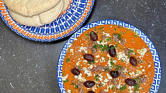 Receta de crema de pimientos asados