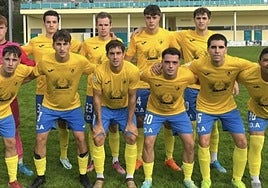 Este fue el once inicial de la UDA el domingo en Leioa, con Josu, Beloki, Pacheco y Lucas como goleadores.