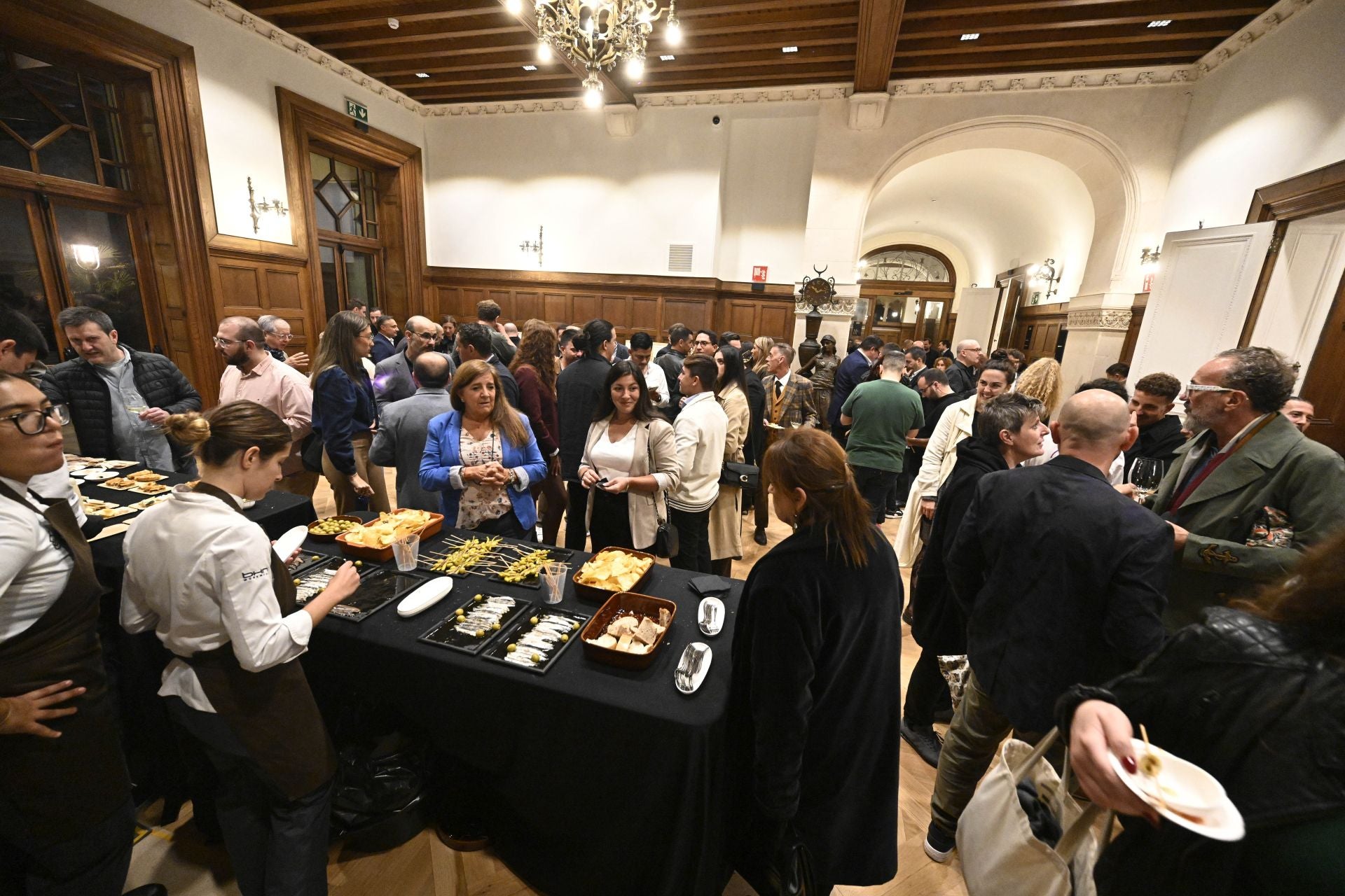 Cena de inauguración en el Palacio de Miramar
