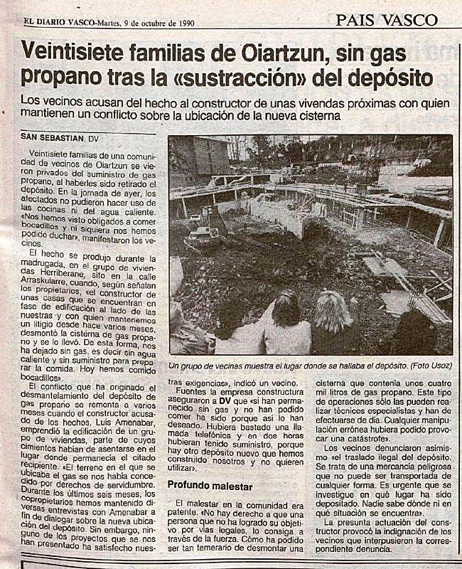 Artículo completo publicado en EL DIARIO VASCO hace 35 años.