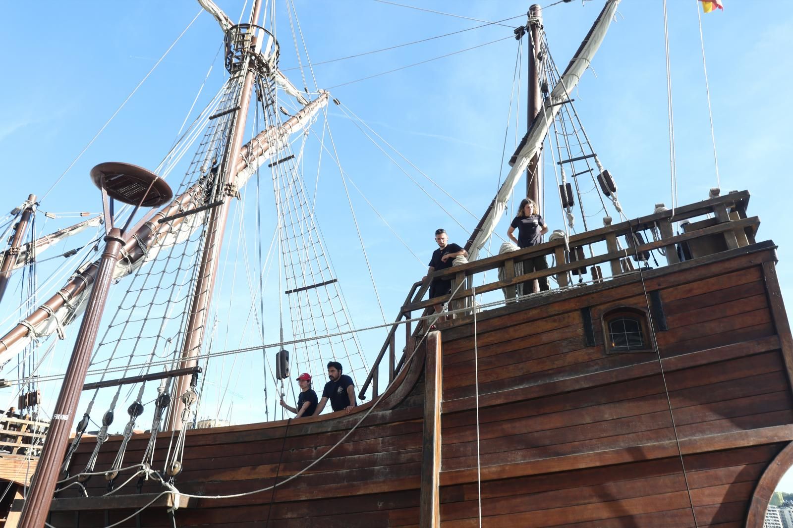 La nao Santa María llega a San Sebastián