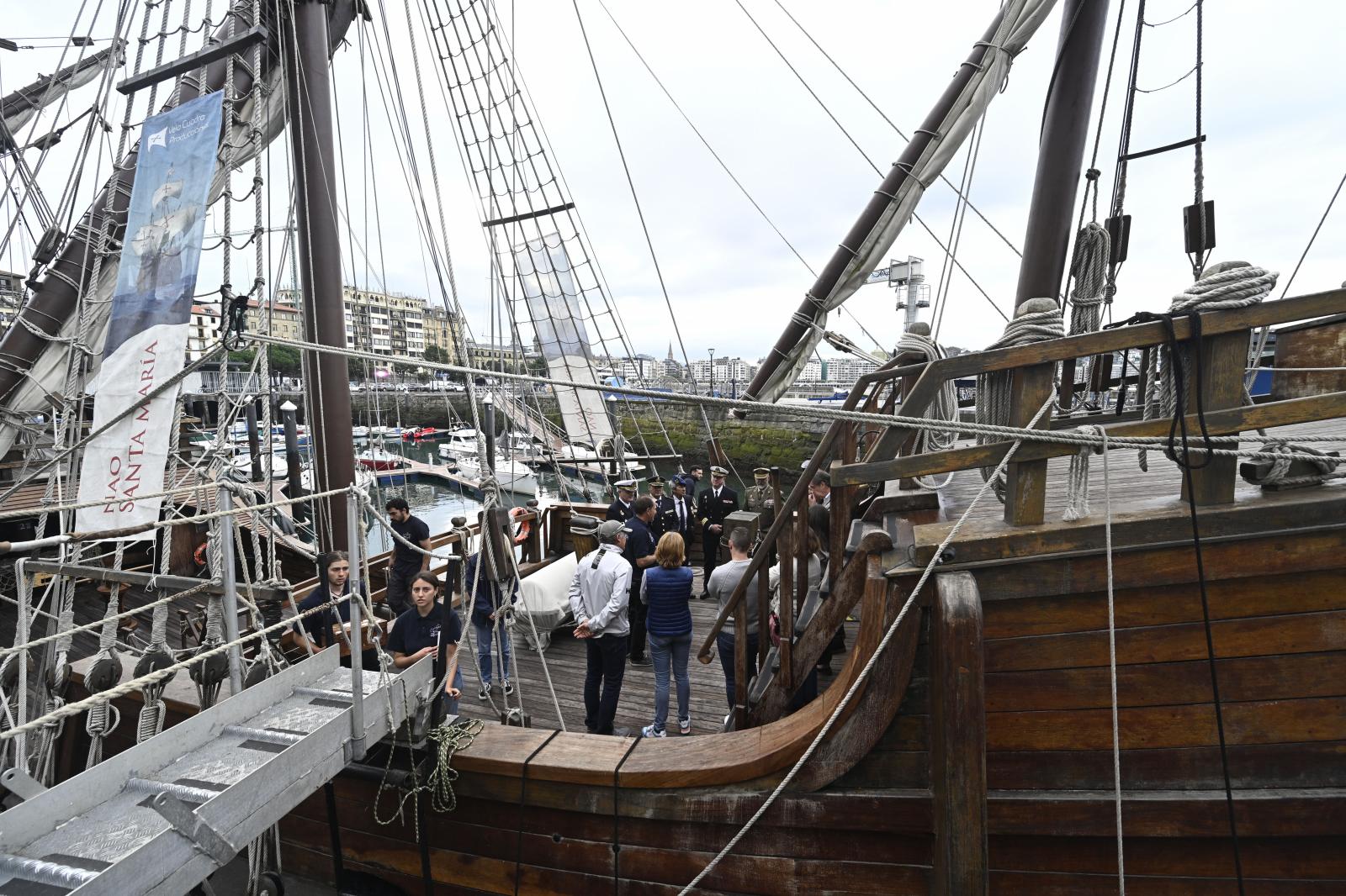 La Nao Santa María abre sus puertas al público