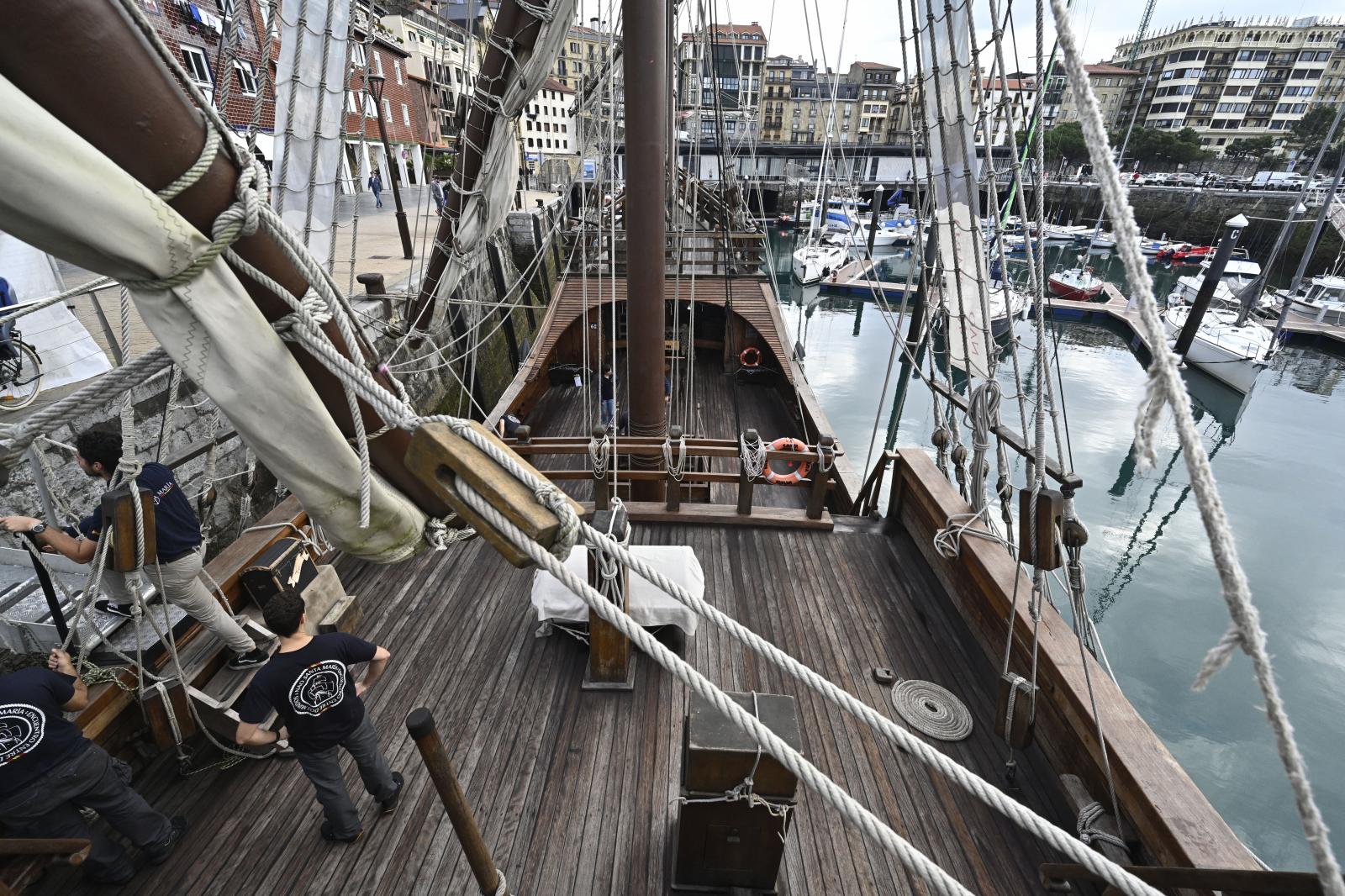 La Nao Santa María abre sus puertas al público