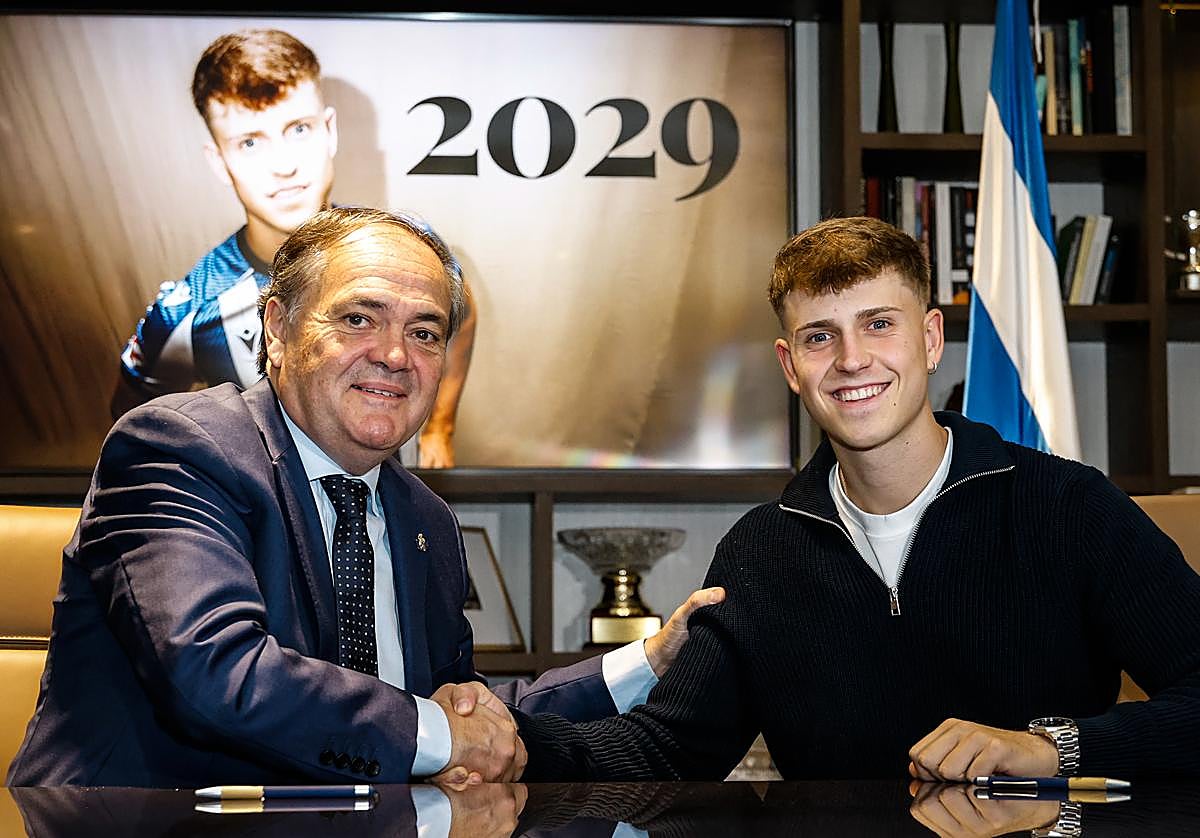 Aperribay y Rupérez, durante el acto de su renovación hasta 2029