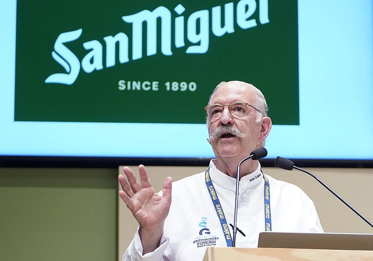 Pedro Subijana en San Sebastian Gastronomika.