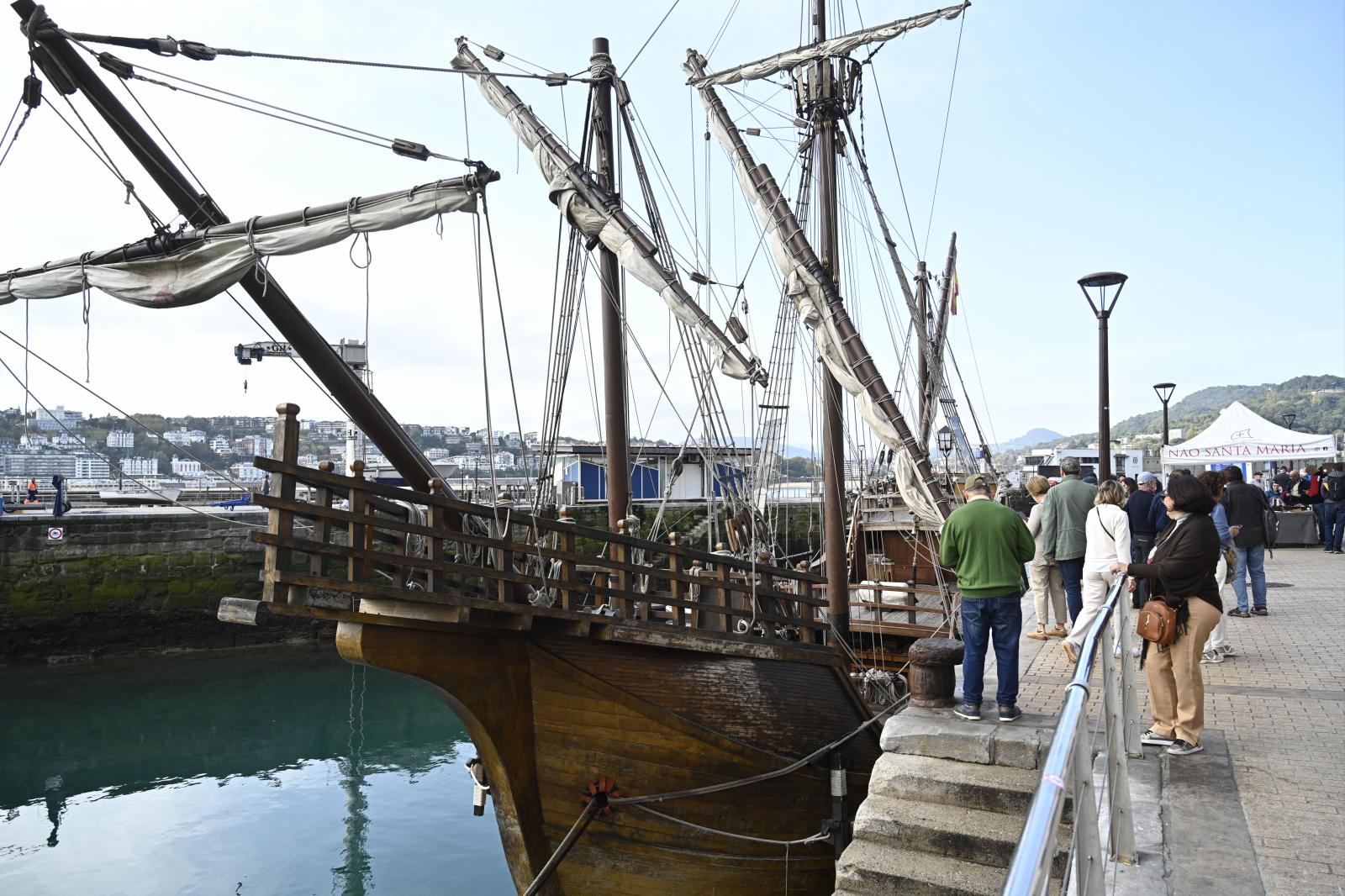 La Nao Santa María abre sus puertas al público