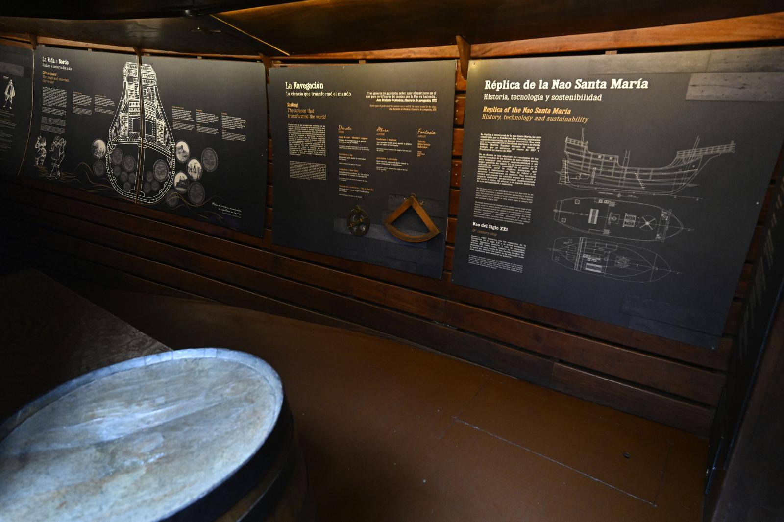 La Nao Santa María abre sus puertas al público