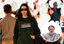 El desfile 30 aniversario de Loreak Mendian en San Sebastián Moda Festival y, en detalle, Víctor Serna.