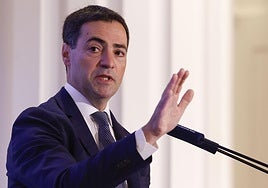 El lehendakari, Imanol Pradales, durante su intervención este miércoles en Madrid.