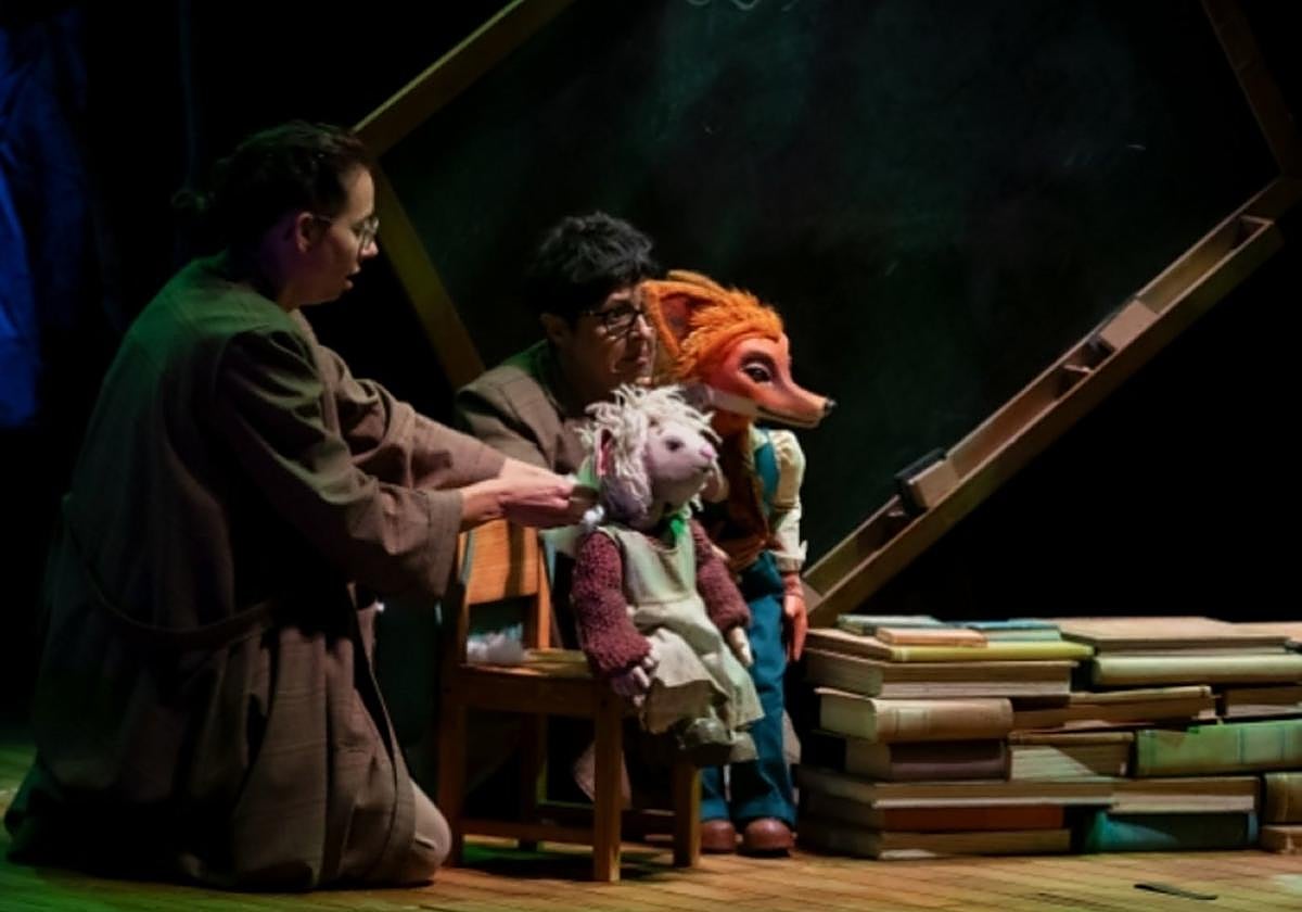 Andereño es un espectáculo con títeres.