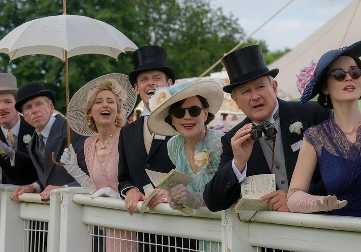 Una escena de la película con la que se despide 'Downton Abbey'.