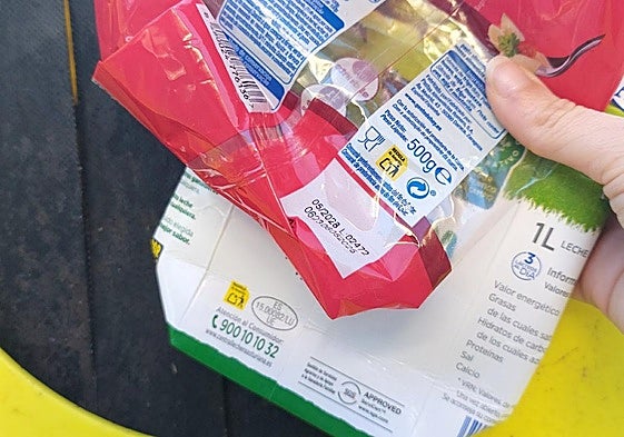 Los envases tienen que estar vacíos y debidamente identificados con el logotipo de reciclable.