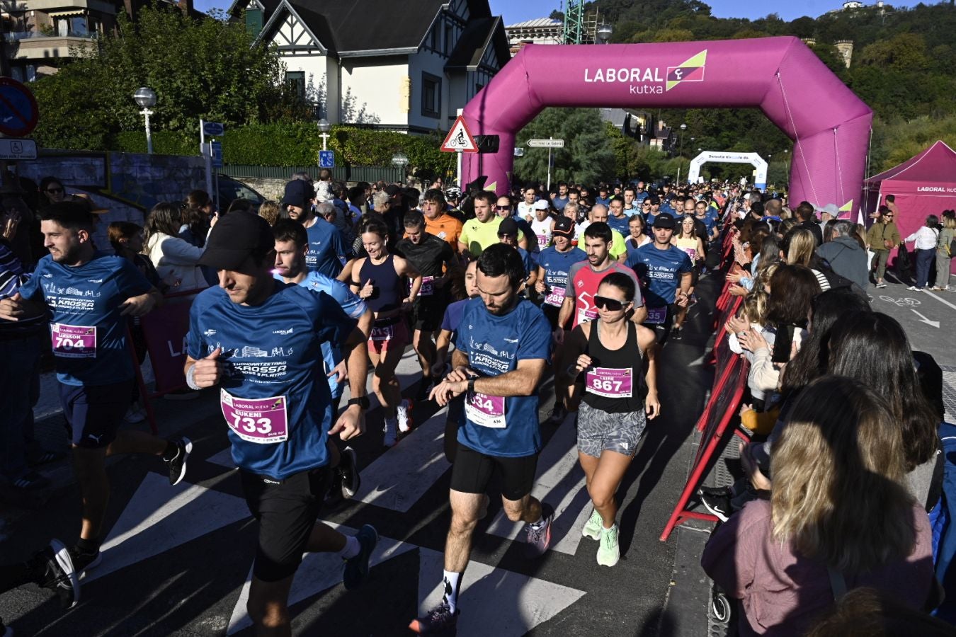 Sol y buen ambiente en el Cross 3 playas