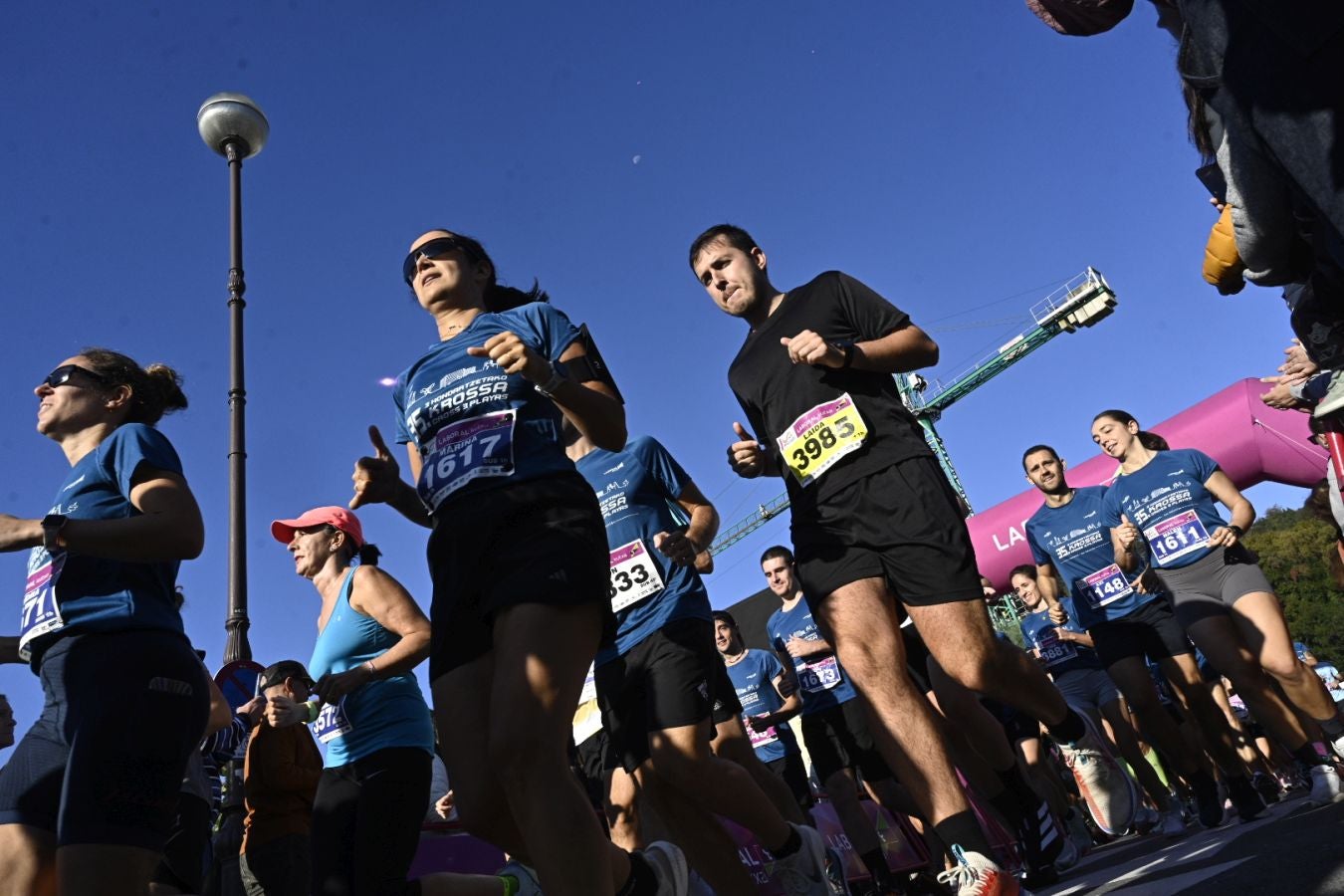 Sol y buen ambiente en el Cross 3 playas