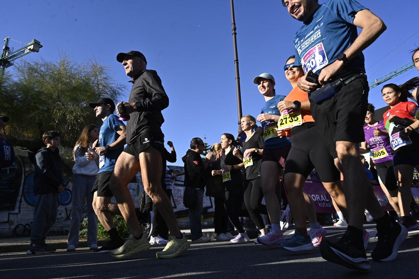 Sol y buen ambiente en el Cross 3 playas