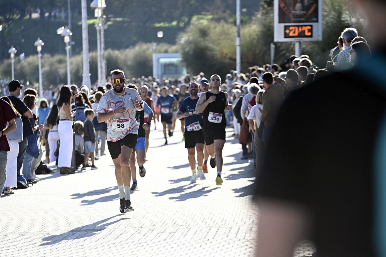Sol y buen ambiente en el Cross 3 playas