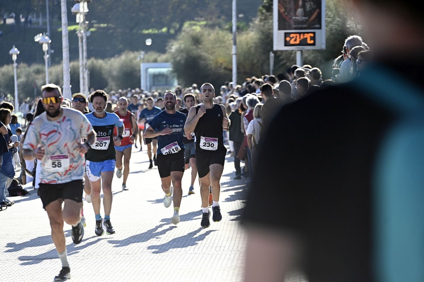 Sol y buen ambiente en el Cross 3 playas