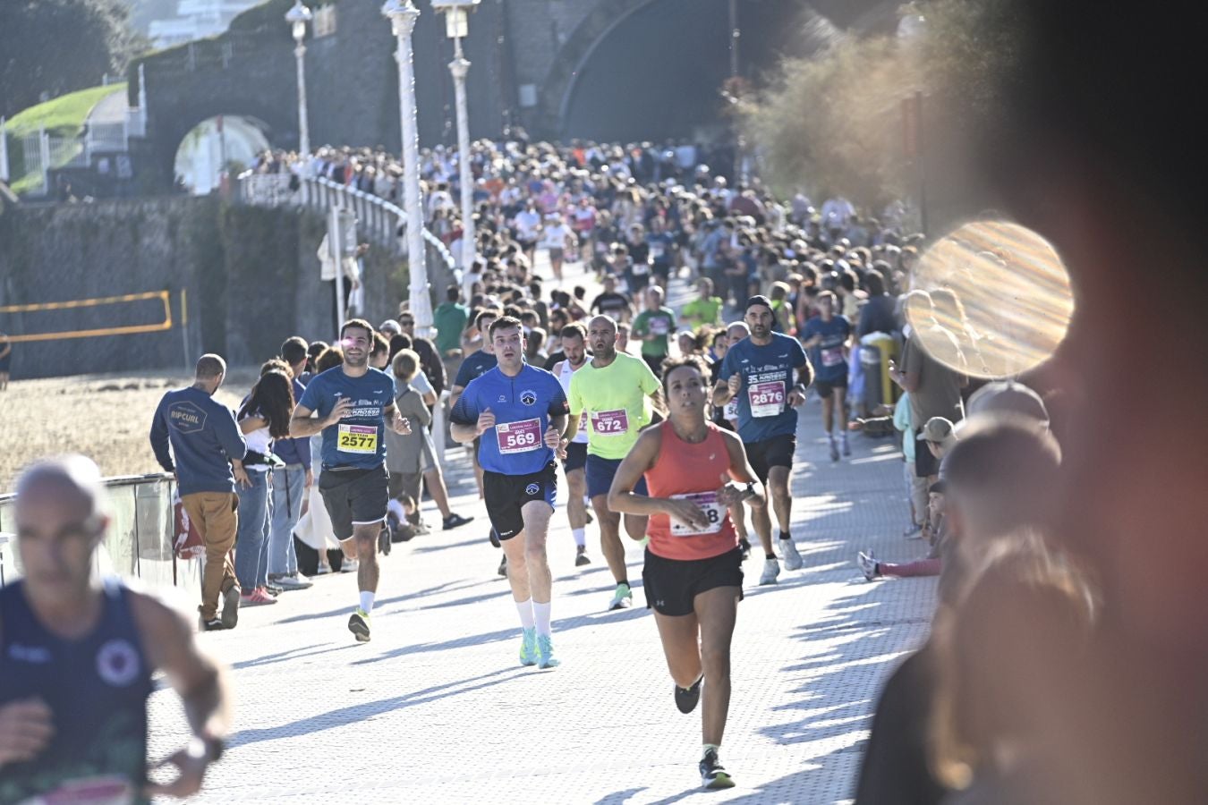 Sol y buen ambiente en el Cross 3 playas