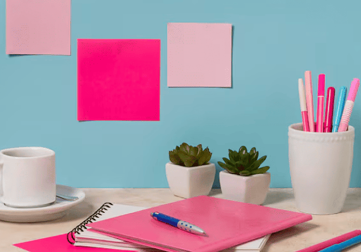 Escritorio ordenado, resultados visibles