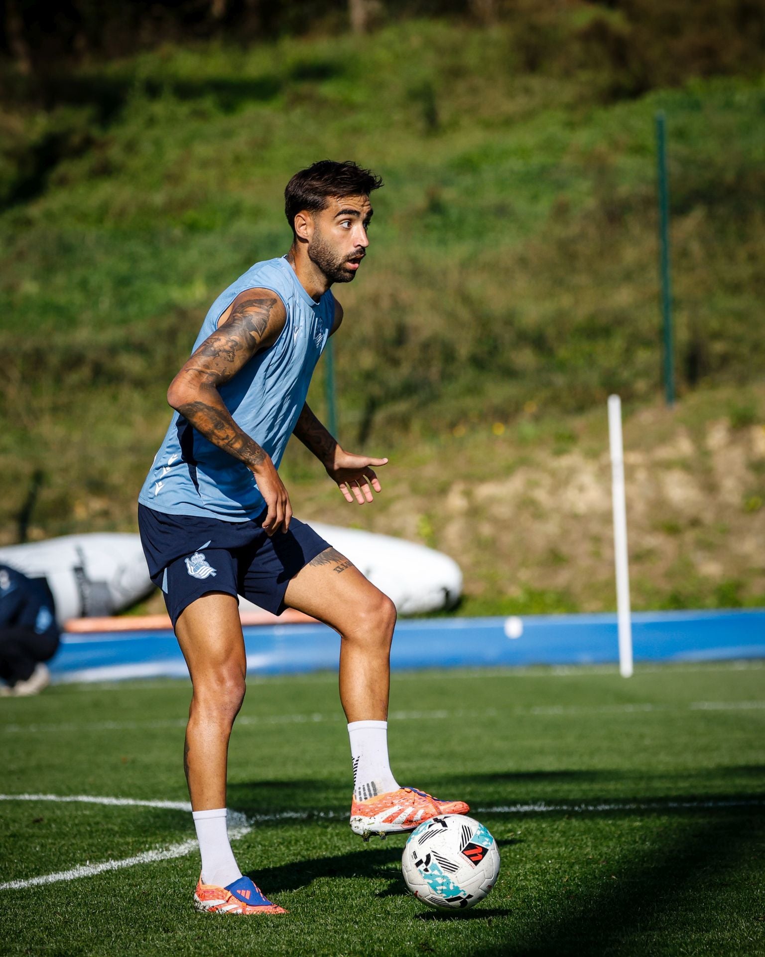 Sergio recupera efectivos para el encuentro ante el Celta