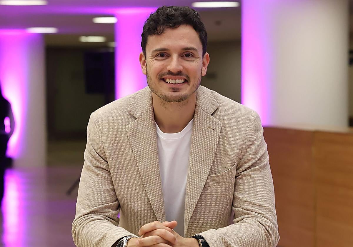 Borja Castelar, tras participar en el congreso en el Kursaal.