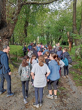 Los menores recorrerán los paisajes de Ordizia.