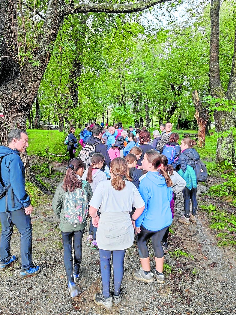 Los menores recorrerán los paisajes de Ordizia.